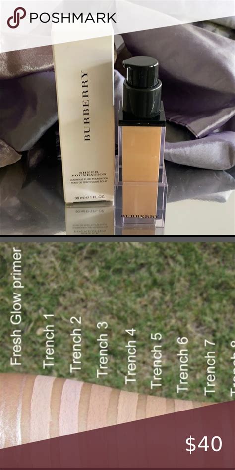 burberry sheer foundation trench 7|Burberry bright glow foundation.